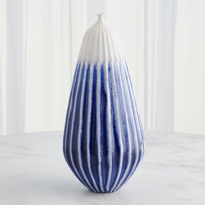 Furrow Handmade Ceramic Table Vase
