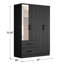 Armoire 4 portes avec 2 tiroirs et tablettes Apollonios-1767354663