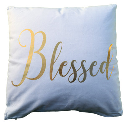  Coussin en coton Blessed
