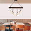 Luminaire suspendu noir 8 lumières Calita