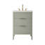 Meuble-lavabo simple 24 po avec plateau en pierre reconstituée Bilroy-770367735