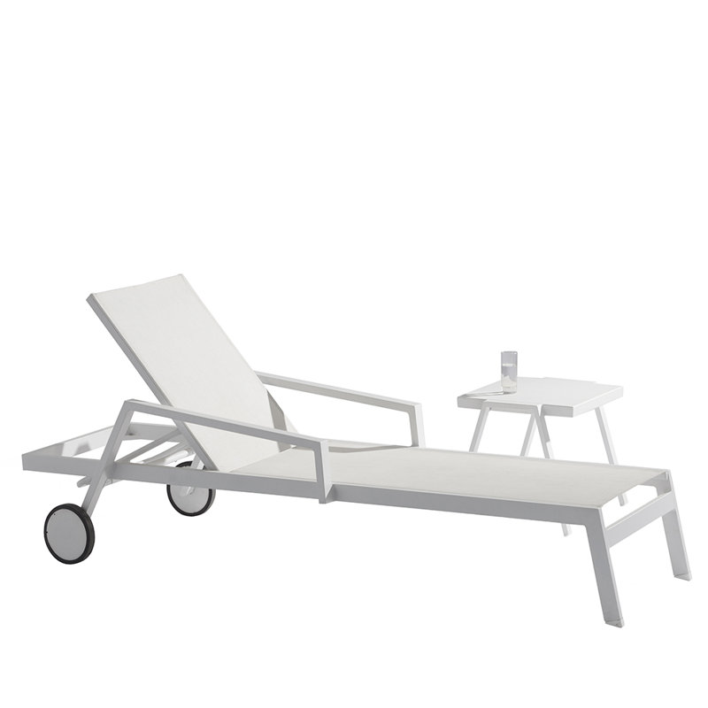 Bondi Outdoor Chaise Lounge, White