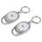 Tatco 2.5'' W Chrome Key Chain