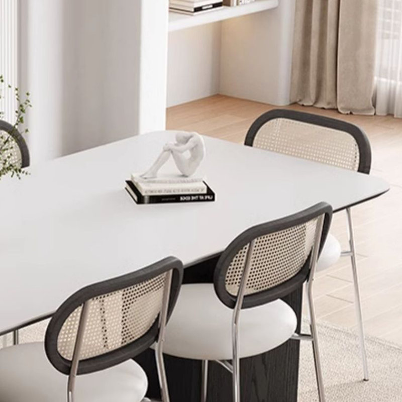 Table de salle à manger, H 29,52 po x L 94,49 po x l 35,43 po