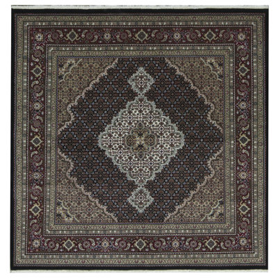 India One-of-a-Kind 6' Square Area Rug in