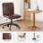 Faux Leather Mid Back Swivel Computer Task Desk Chair-101109633-91696633