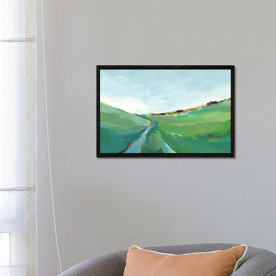 Emerald Hills by Isabelle Z - Painting on Canvas