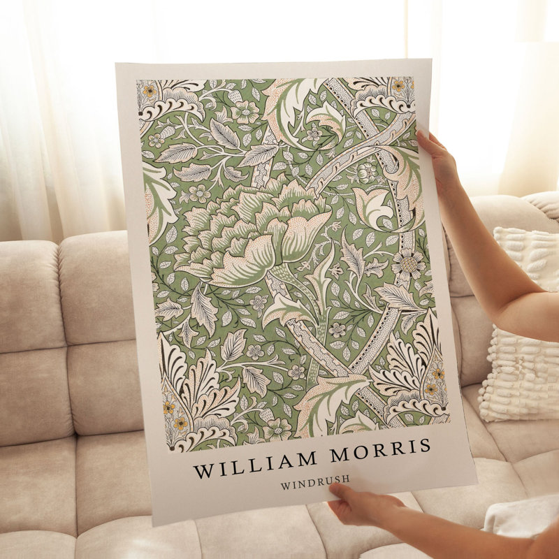 Botanical William Morris Windrush Classical Unframed Art Print, 30" H x 20" W