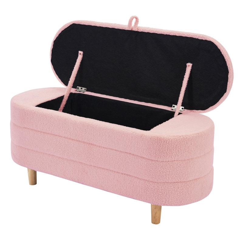 Ensemble de chambre à coucher 2 pièces avec lit plateforme tapissier en forme de fleur à DEL, Rose, Double