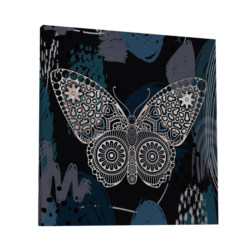 " Boho Butterfly II ", 12" H x 12" W x 1.5" D