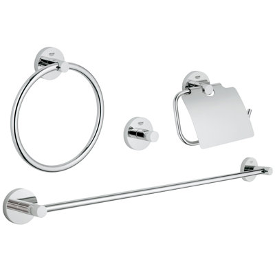 Essentials 4 - Piece Bathroom Hardware Set