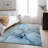 Premium Machine Washable Cerrito AMF506 Blue Rug-103831553