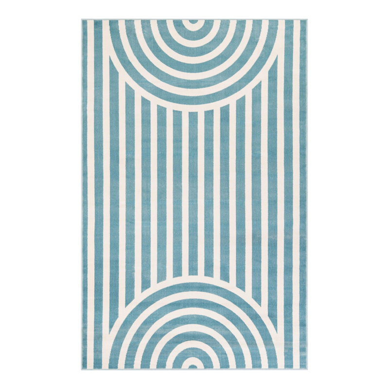 Tapis pour enfant Unique Loom Lines, Rectangle 5 pi 3 po x 8 pi