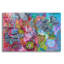 "Rosecliff Heights" Three Fish par Noemi Ibarz, art mural en verre acrylique-481003715