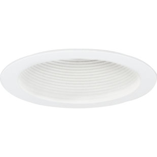 7.25'' White Baffle Recessed Trim