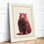 Gentle Hippo Boho - Framed Print-1856109696-1856109823