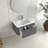 Bobvale Wall-Mounted Bathroom Vanity with Ceramic Basin & Drawer-114857088