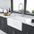 Kitchen Single Bowl Farmhouse Sink Rectangular Vessel Sink