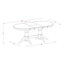Ensemble de table de salle à manger 5 pièces comprenant une table ovale en bois avec feuille papillon et 4 chaises de cuisine en tissu de lin, chêne-1003788883-1018997434
