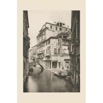 Vintage Views of Venice VI 1 Piece Wall Art on Canvas