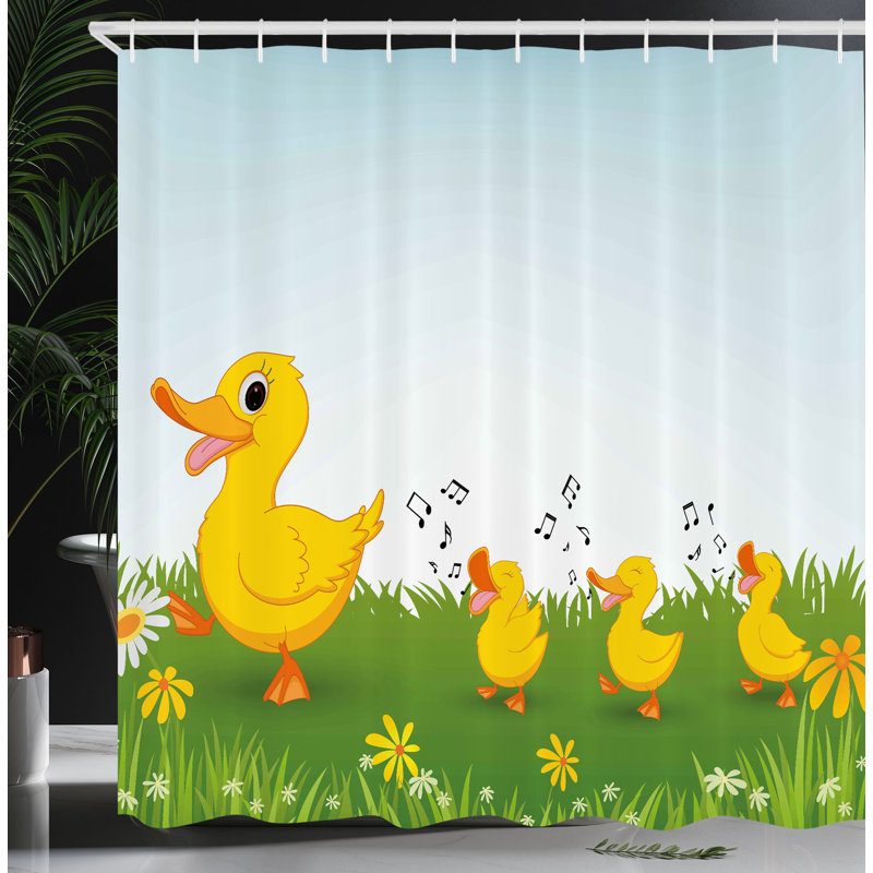 Shower Curtain with Hooks Included, 84"H x 69"W