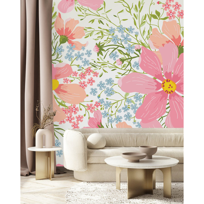 Peel & Stick Wall Mural, 8.34' W x 8.34' L