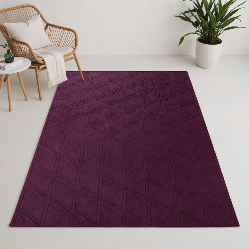 Tapis rouge intérieur et extérieur Trellis, Rectangle 5 pi x 7 pi