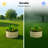 2PCS 2×2×1FT Interlocking Round Galvanized Steel Planting Beds