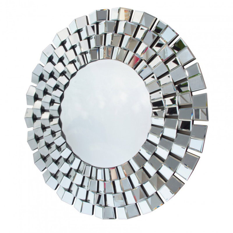 Cherain Glass Flat Wall Mirror