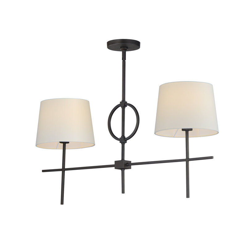 Luminaire suspendu pour îlot de cuisine 2 lumières Nikaylah