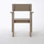 Fauteuil de jardin d'extérieur, design moderniste avec dossier-1784132686