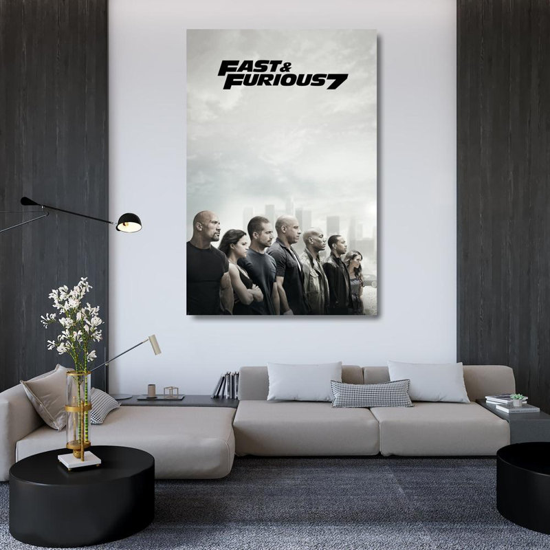 Fast & Furious 7, 48" H x 32" W