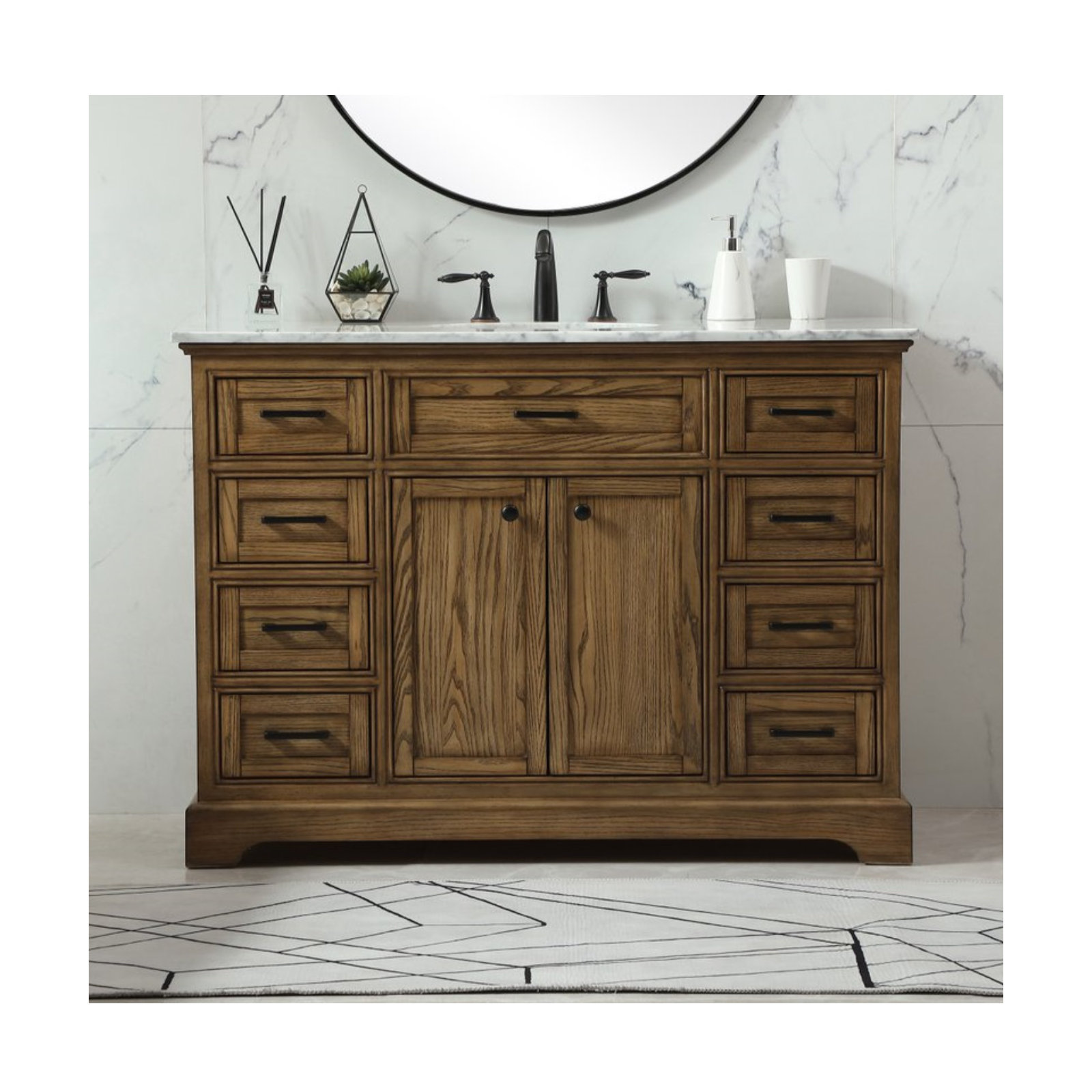 Hermes 48'' Single Bathroom Vanity, Driftwood