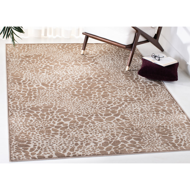 Latoya Performance Abstract Rug, Rectangle 5'3" x 7'7"
