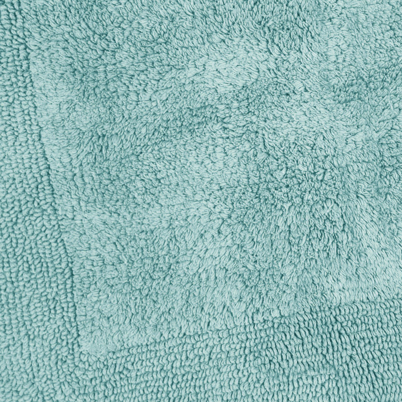 Ruthann Cotton Reversible Bath Mat, Duckegg