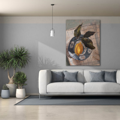 Toile épique Graffiti «A Plat Of Fruit 5» par Marian Parsons, 40 po x 54 po