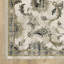 Tapis beige / bleu / gris à motif floral Nidia-1327276902