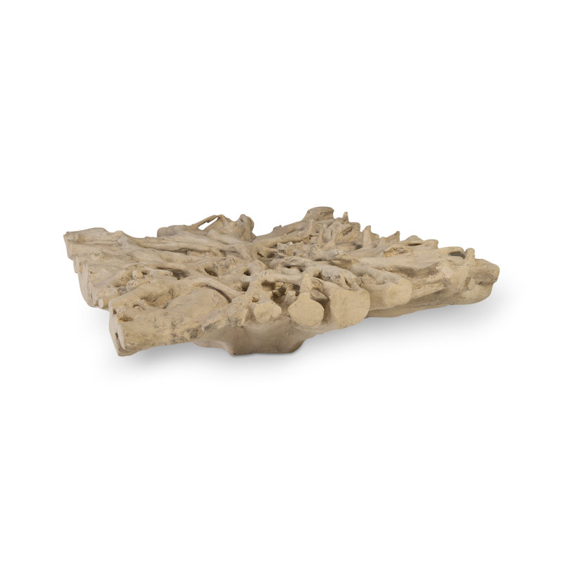 Cast Naturals Abstract Coffee Table, 17" H x 60" L x 60" W 