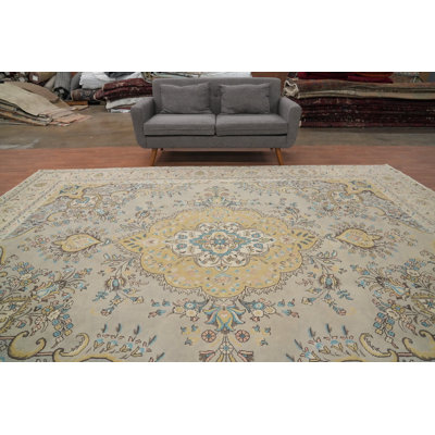 Traditional Wool Area Rug 9x12