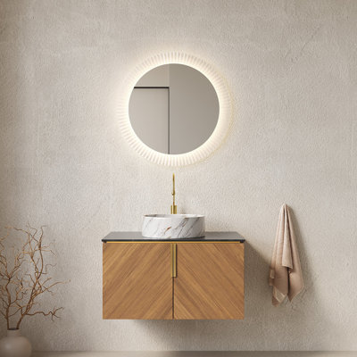 Meuble-lavabo pour salle de bain, meuble de rangement mural pour salle de bain