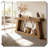 Two-Tier Side Table Unique Durable Quality Metal MDF Design