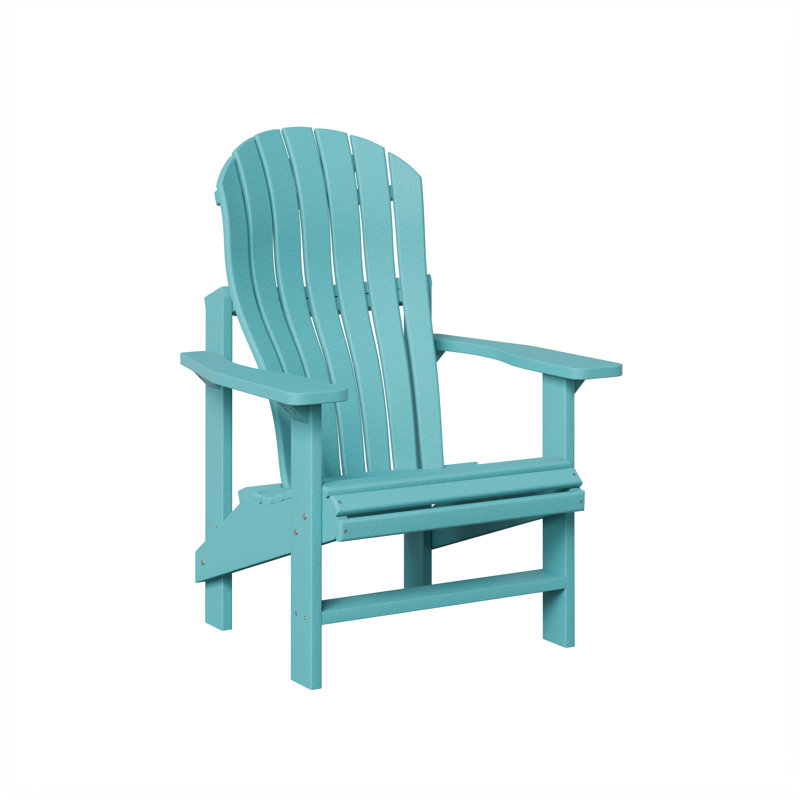 Berlin Gardens Contour Upright Adirondack Chair, Aruba Blue