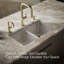 Riverby® 33" undermount double-bowl workstation kitchen sink-1894224681
