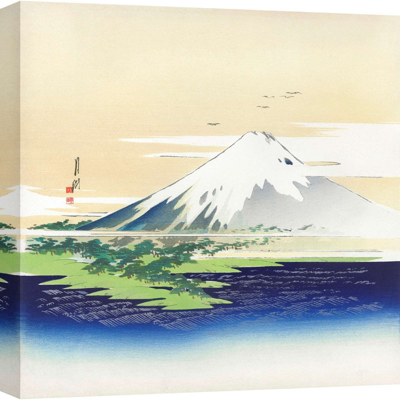 Japanese Print: Mount Fuji, 1900-1910 - Wrapped Canvas Print, 40cm H x 40cm W