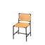 Chaise d'appoint rembourrée en cuir Asher-87290925