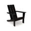 Ensemble de chaises et de chaises Adirondack d'extérieur en PEHD LuXeo Arcadia, 3 pièces-88097493