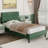 Bed Frame with Headboard, Upholstered Platform Bed with Button Tufted Desigh-93033534-93033505