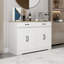 Buffet 47,95 "avec 2 tiroirs et 4 portes pour le coin-repas