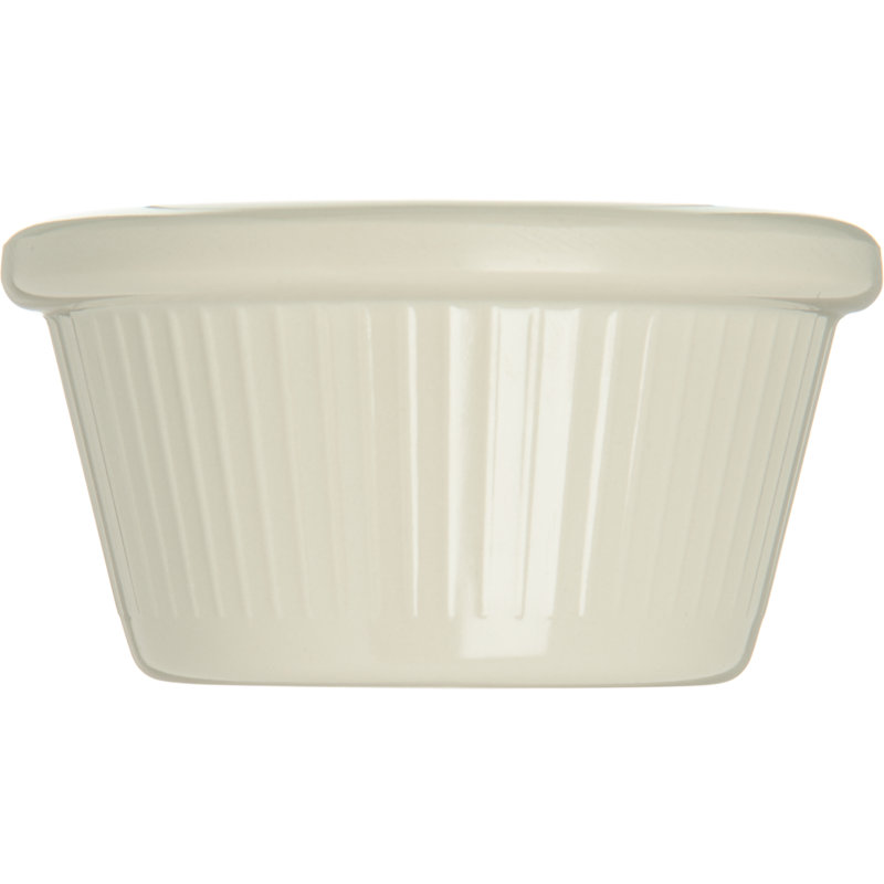 Ramequin en mélamine cannelé, 2 oz, Os