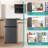 WANAI 3.5 Cu.Ft Mini Fridge with Freezer, Compact Refrigerator for Office, Dorm, Apartment, 7-Level Adjustable Thermostat, 2 Removable Shelves and Bakset, Small Fridge-114498815